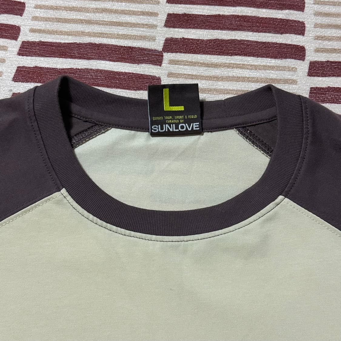 썬러브 SUNLOVE 반팔티 옐로우 SIZE L 상품이미지5