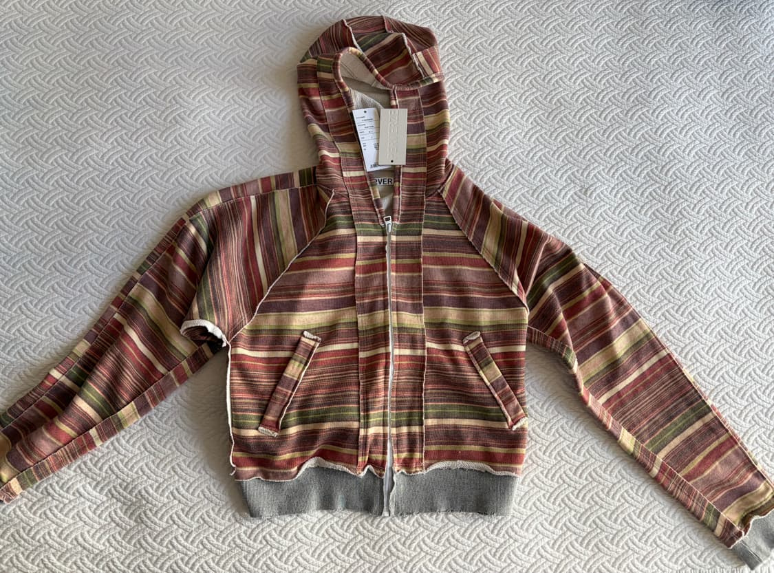 perverze 퍼버즈 crash hoodie mix 후드집업 상품이미지3