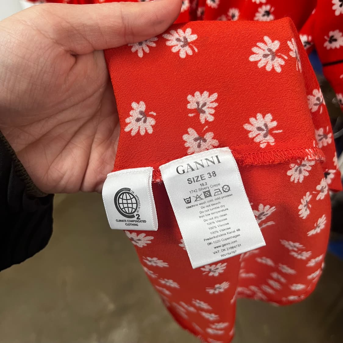 가니 플로랄 원피스 새상품 38 상품이미지4