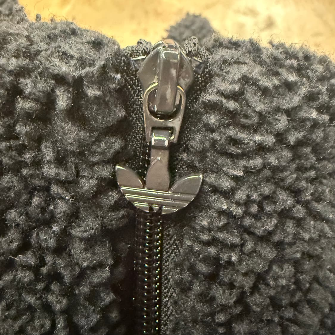 [정품/S] 아디다스 빅 로고 플리스 집업 블랙 b19 상품이미지9