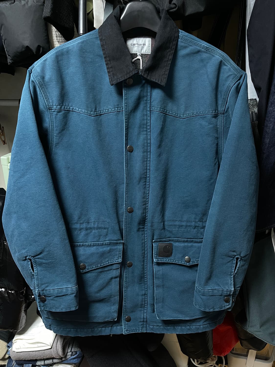 칼하트 wip 산타페 코트 딥라군 m 새상품 상품이미지1