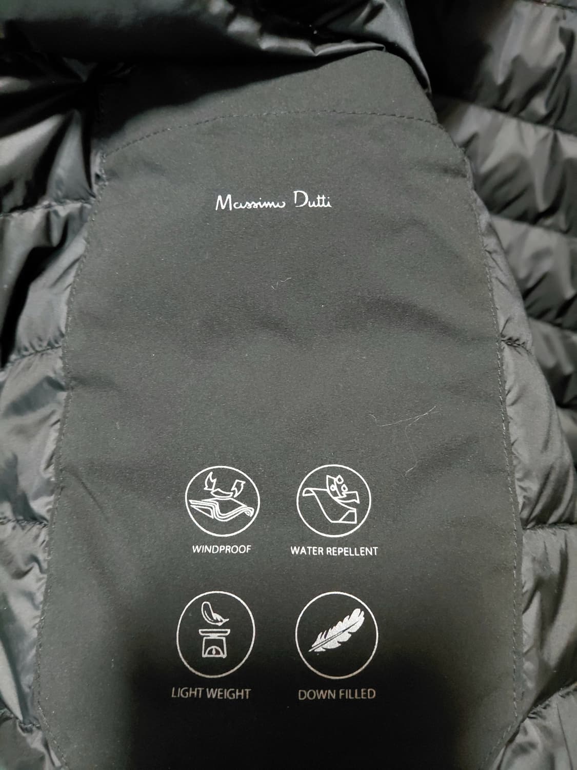 [마시모두띠]발수,방풍 초경량 덕다운 후드 패딩 100사이즈 상품이미지9