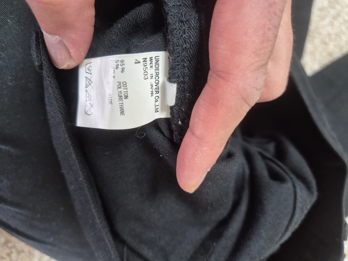 언더커버 얇은 블랙 슬림 디스진 상품이미지4