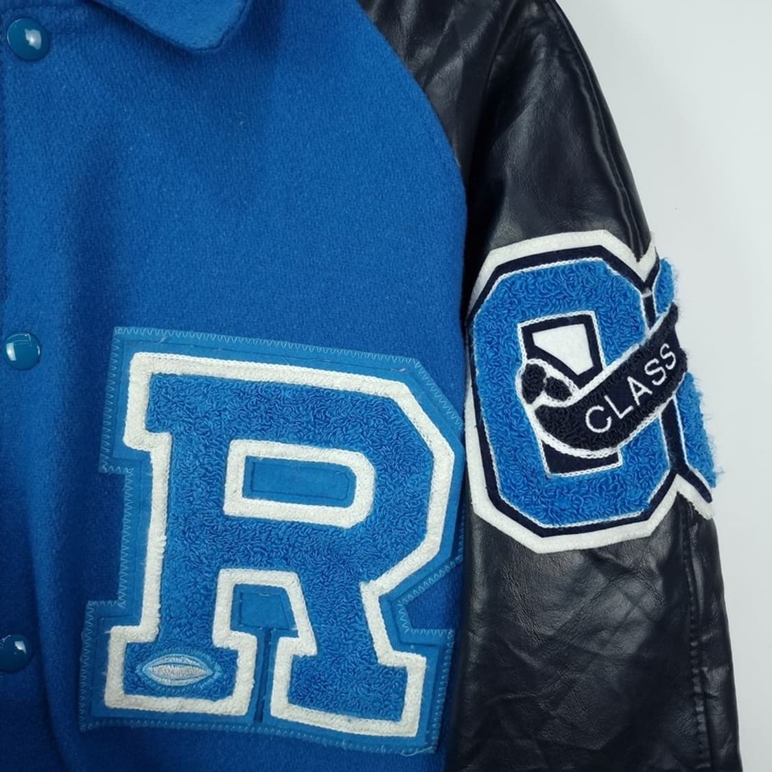 [아메리칸빈티지] 레더 슬리브 빈티지 바시티 자켓 M18507 상품이미지6