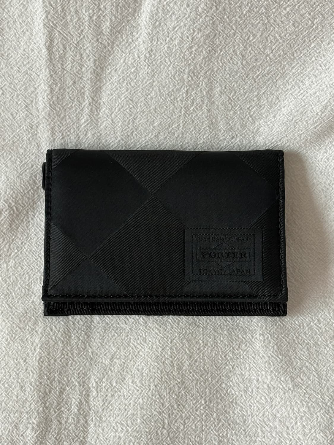 요시다 포터 다이아몬드 체크 패턴 카드 지갑 상품이미지2
