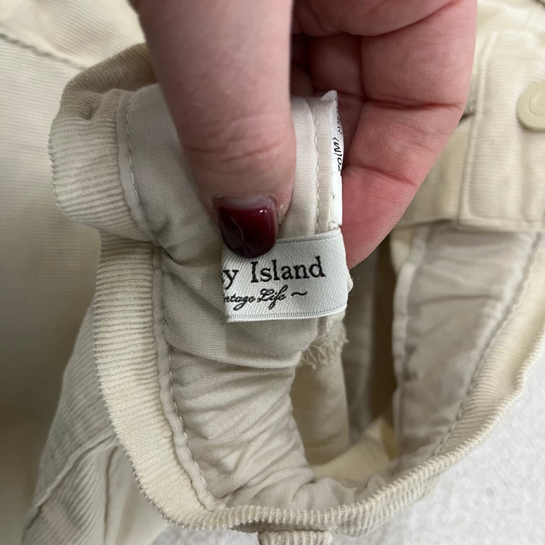 [70] 써스데이아일랜드 여성 코듀로이 골덴 바지 0116M1 상품이미지5