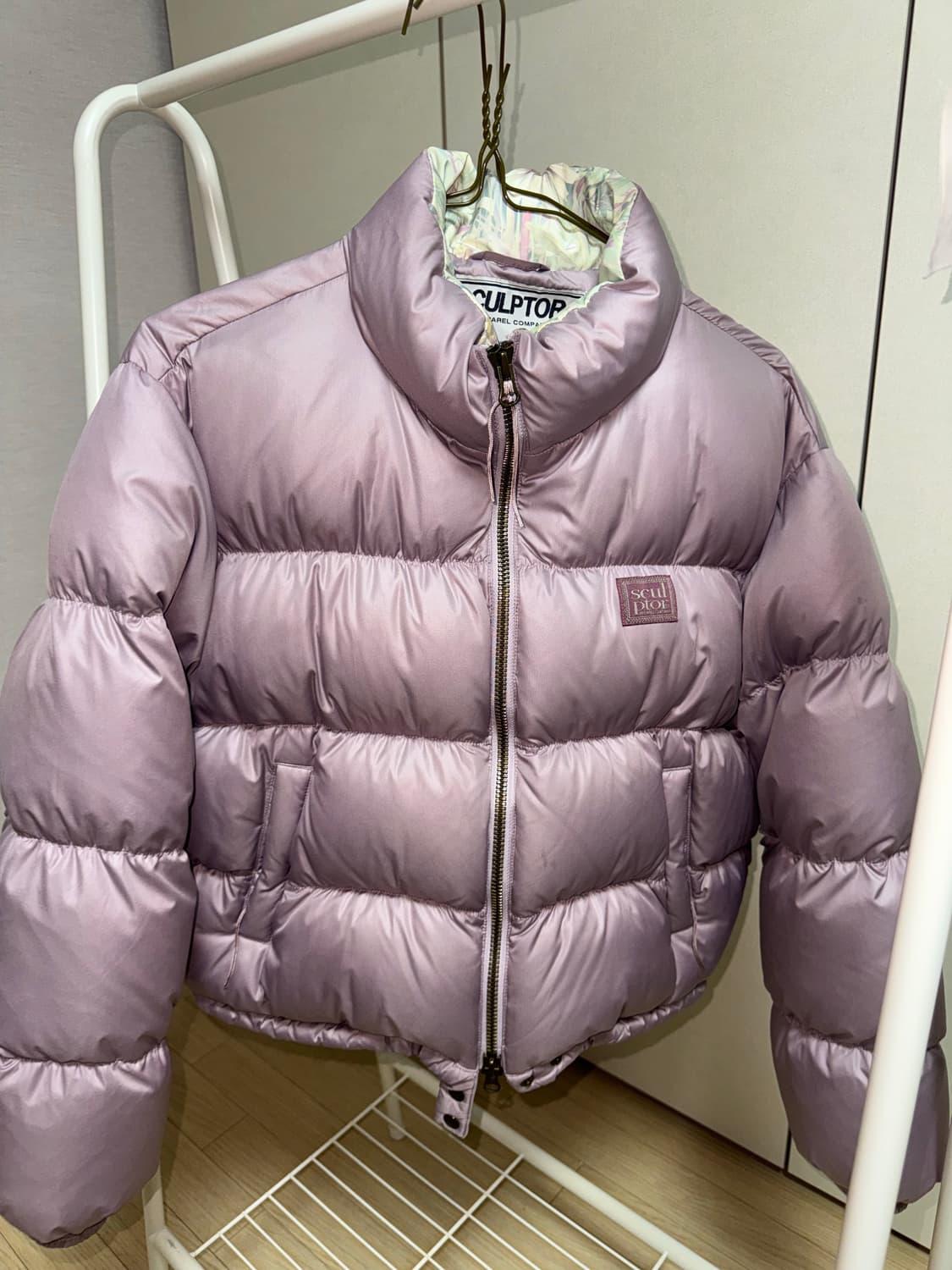 Sculptor 숏푸퍼 다운_mauve컬러 M size 상품이미지1
