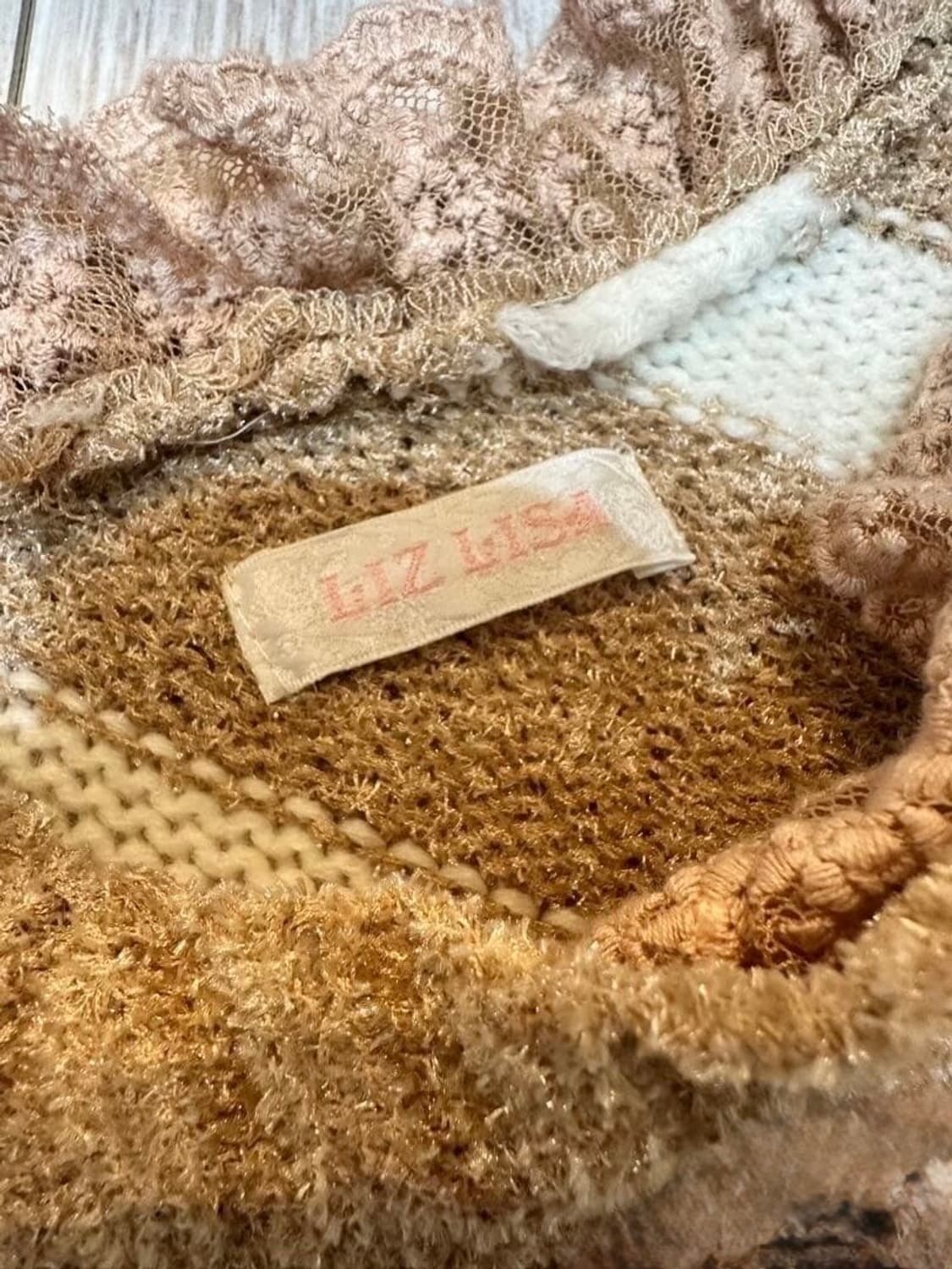 리즈리사 라떼갸루 핀터깔 니트 상품이미지2