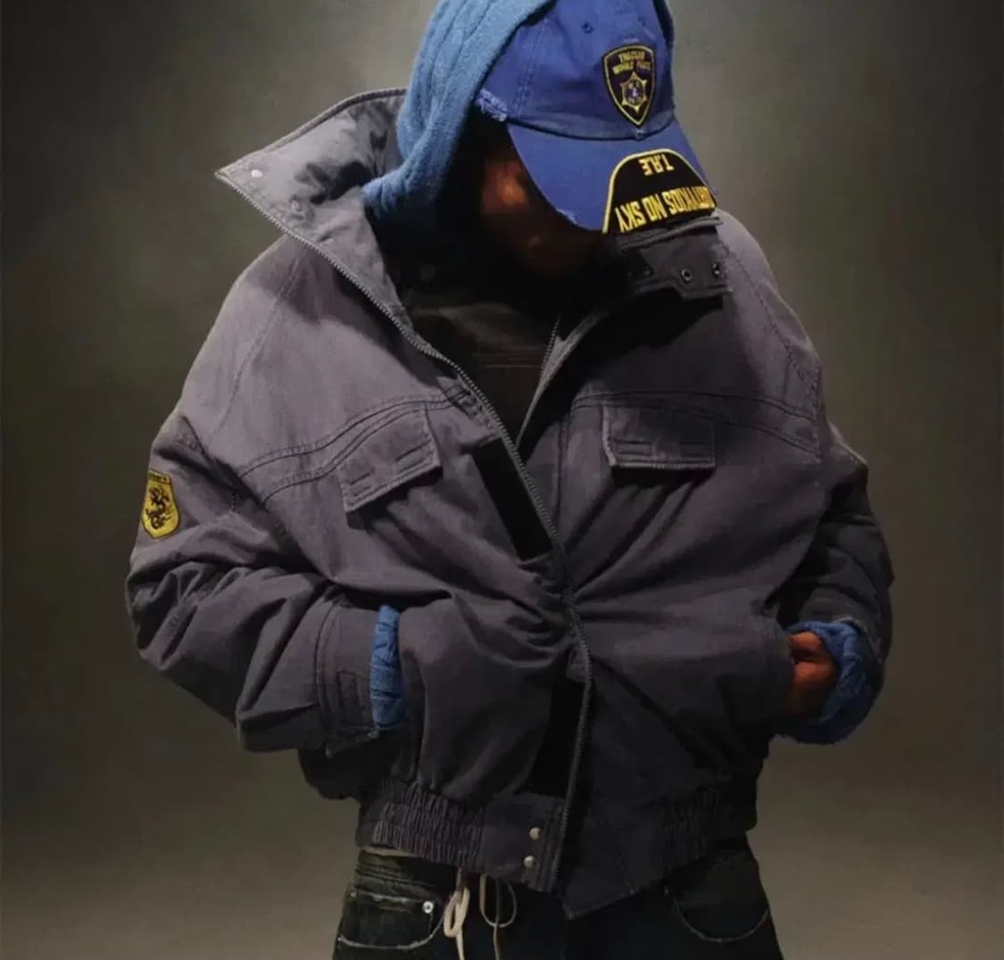 TREclub 빈티지 자켓 워시드 블루 상품이미지1