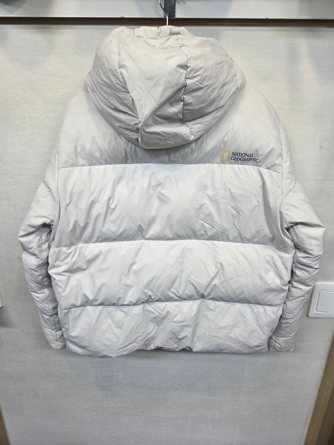 내셔널지오그래픽 푸퍼 구스다운 후드패딩 L 상품이미지2