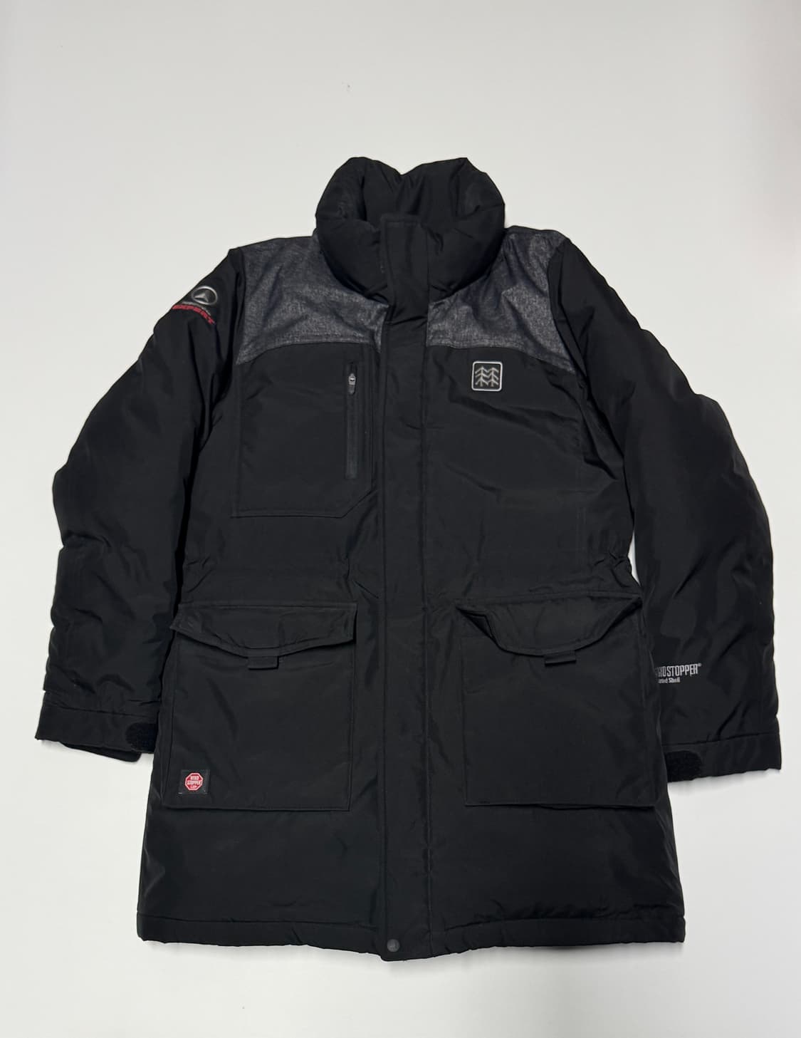 여성 코오롱스포츠 덕 다운 윈드스토퍼 패딩 s 상품이미지1