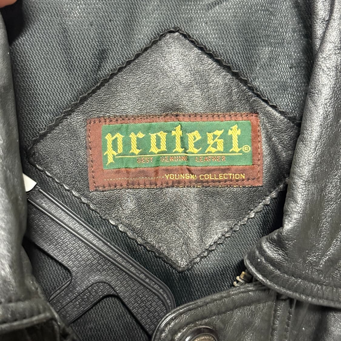 VTG 빈티지 100% 쉽스킨 양가죽 A2 봄버 자켓 상품이미지6