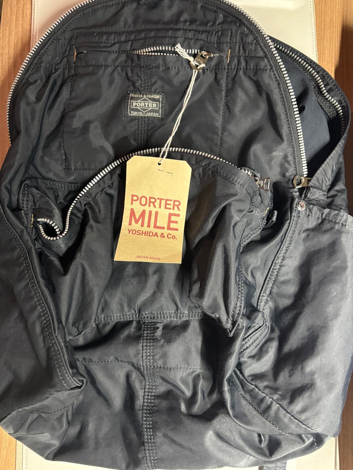 요시다포터 마일 데이팩 블랙 백팩 판매 상품이미지1