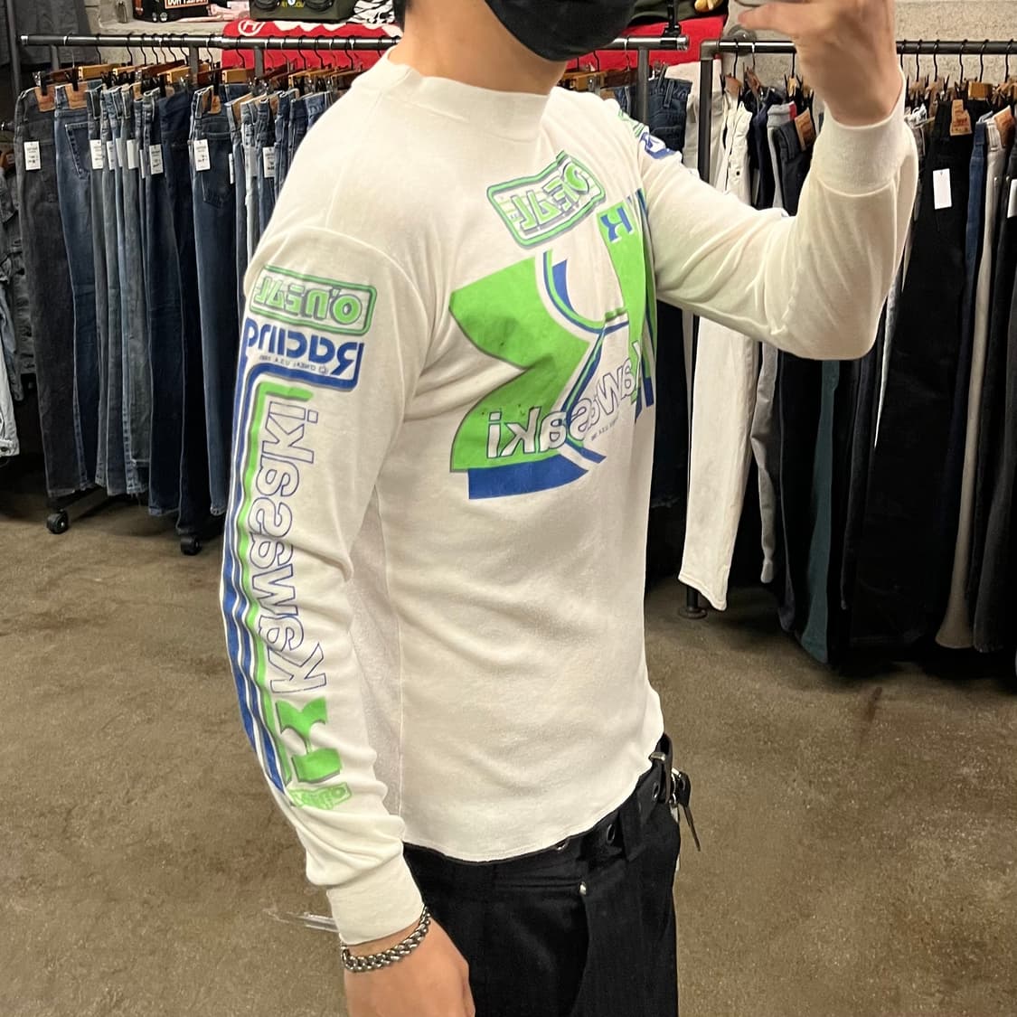 80s 가와사키 모토크로스 져지 (95) 상품이미지8