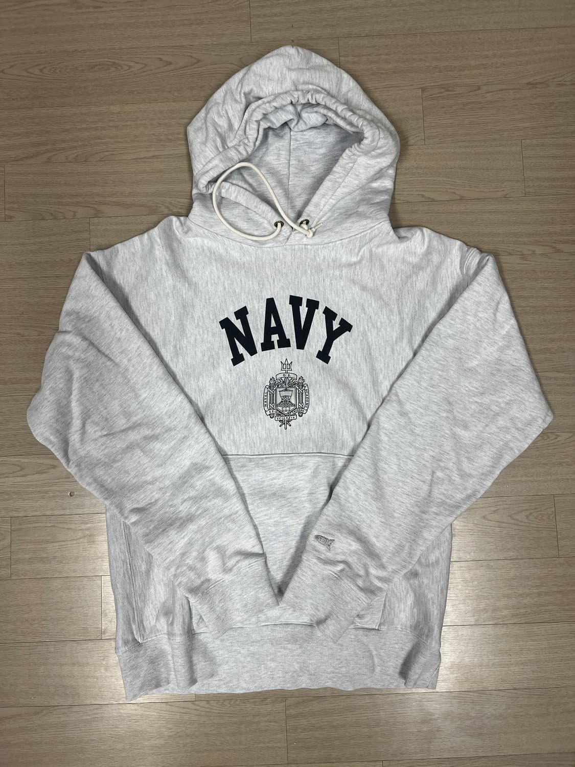 아웃스탠딩 해군 후드티(리버스 위브) M 상품이미지1