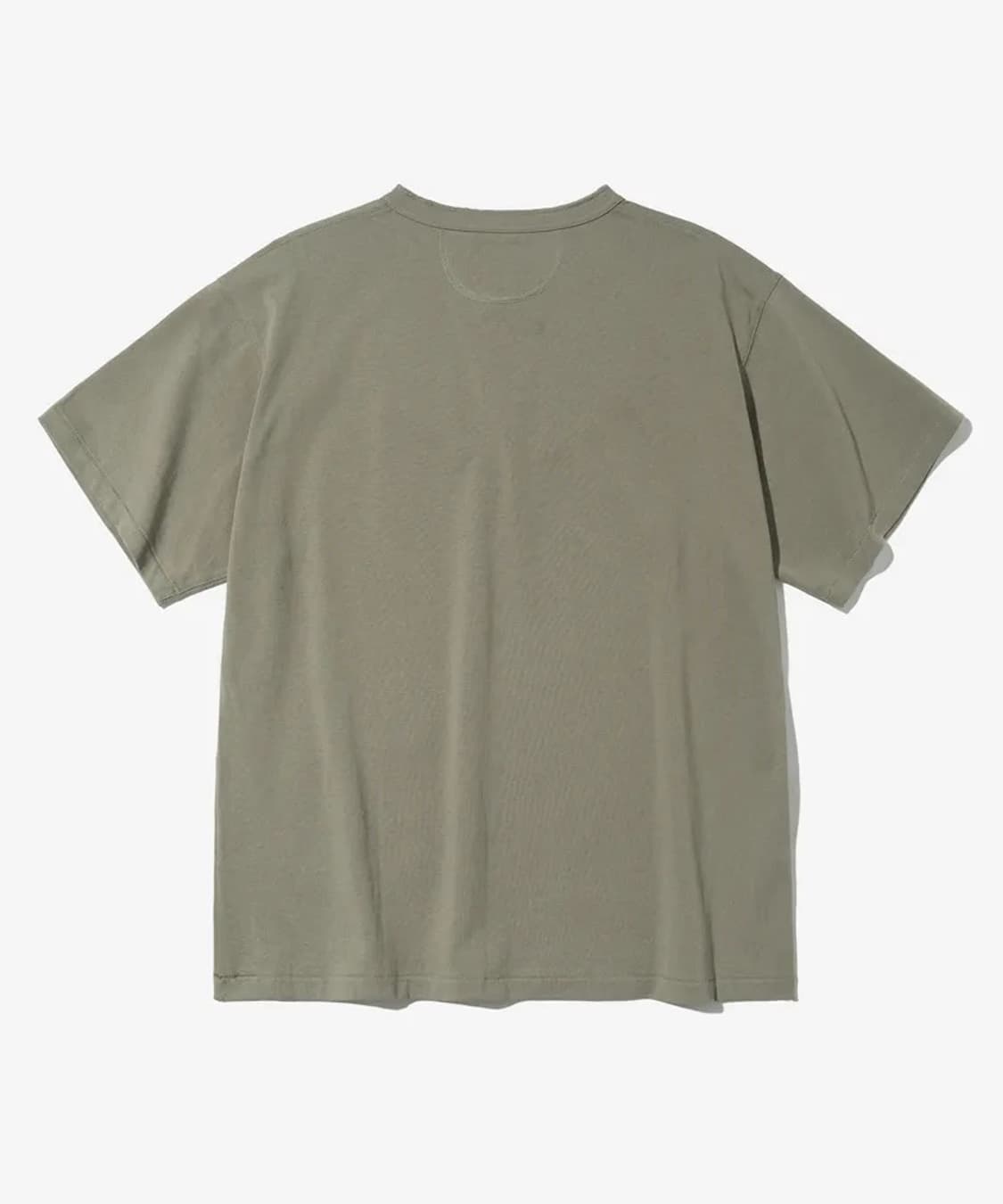아웃스탠딩 헨리넥 반팔 L HENLEY NECK T-SHIRT_OLIVE 상품이미지5