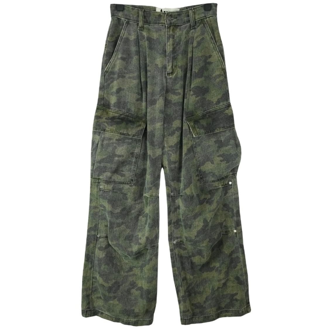 [어반드레스] 카모 패턴 와이드 카고 팬츠 M19214 상품이미지2