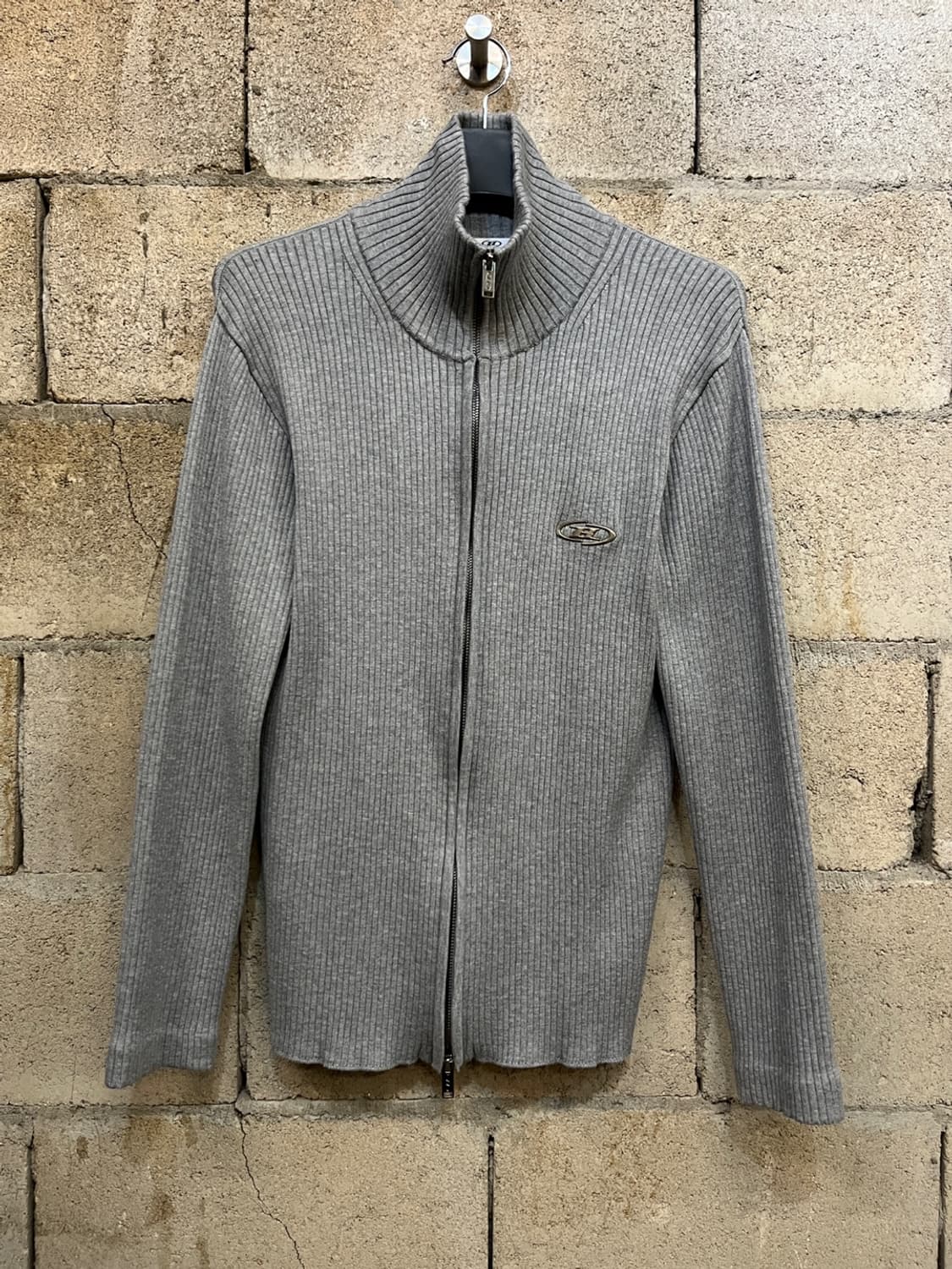 본투윈 머슬핏 니트 집업 상품이미지1