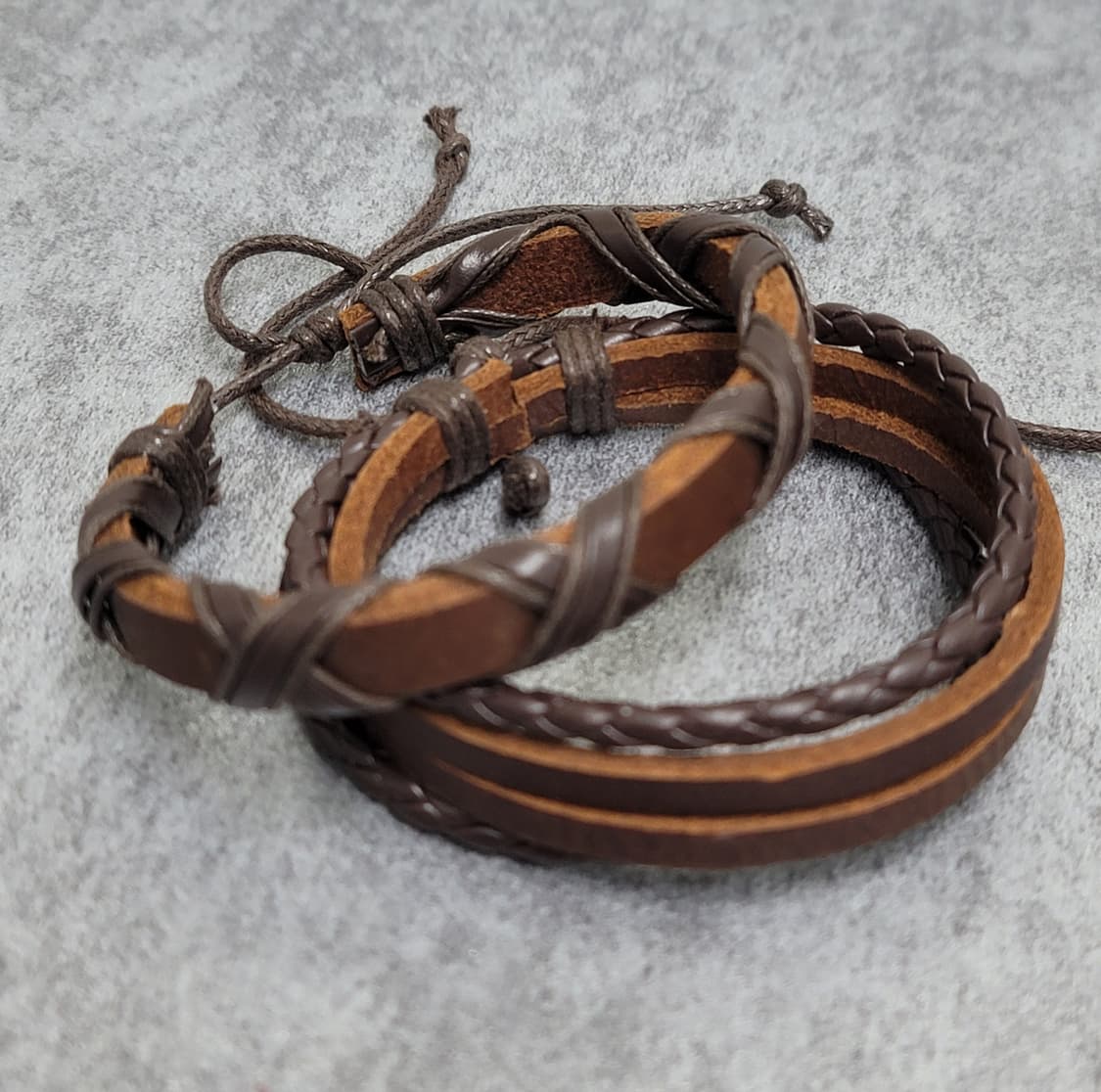 vintage leather bracelet set 상품이미지4