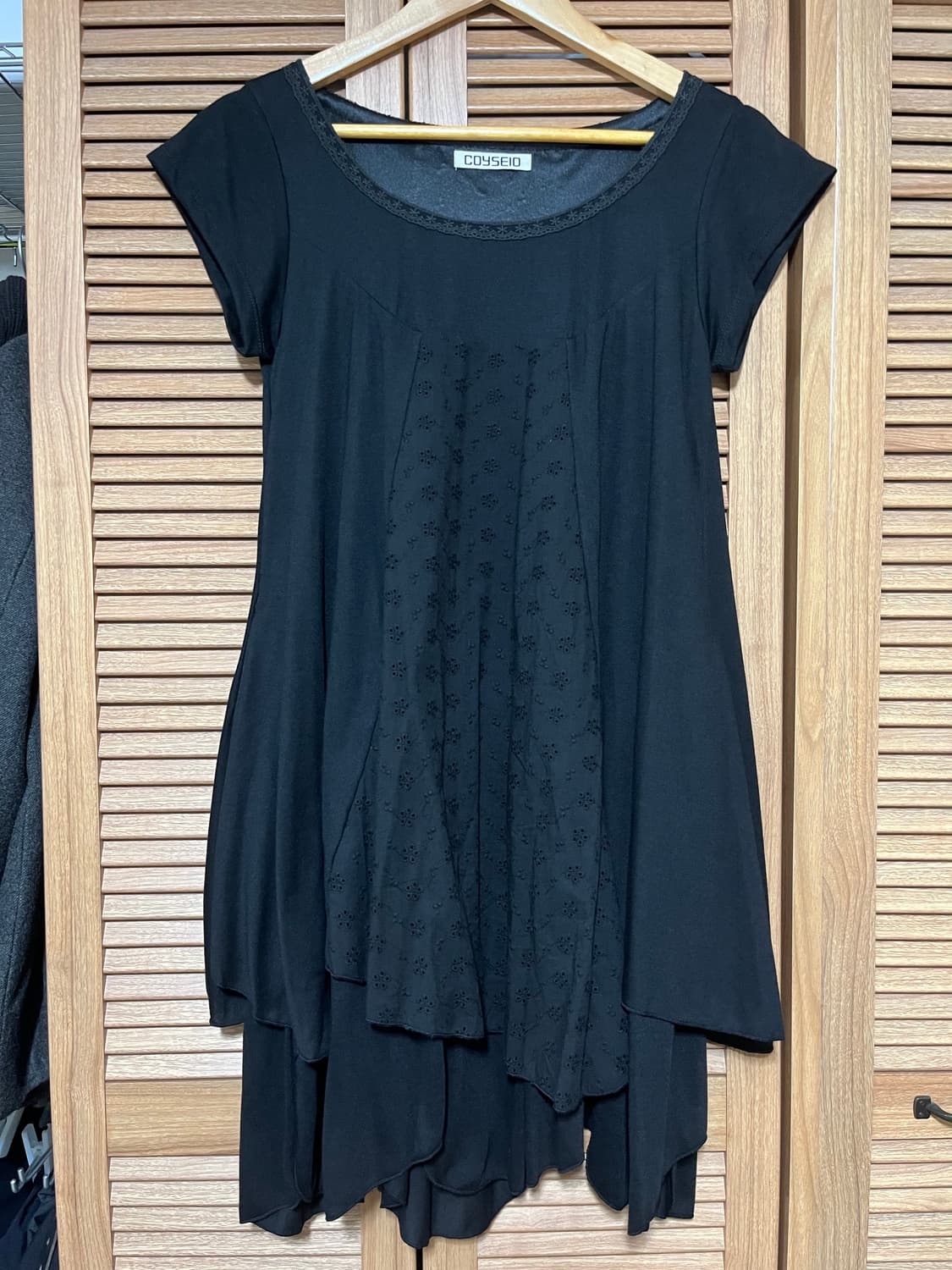 코이세이오 flower one piece black 상품이미지2