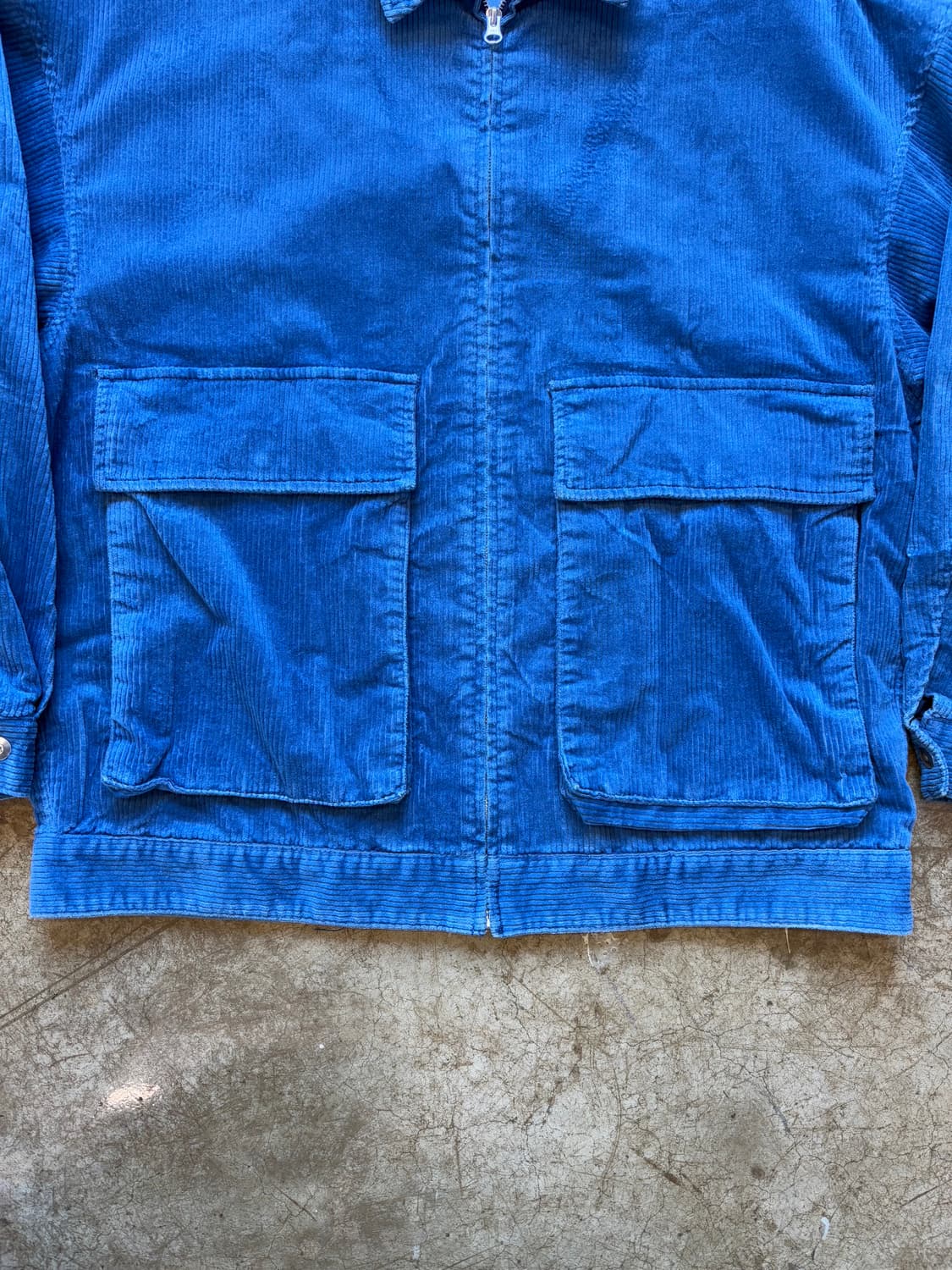 레이지블루 코듀로이 투포켓 재킷 상품이미지2