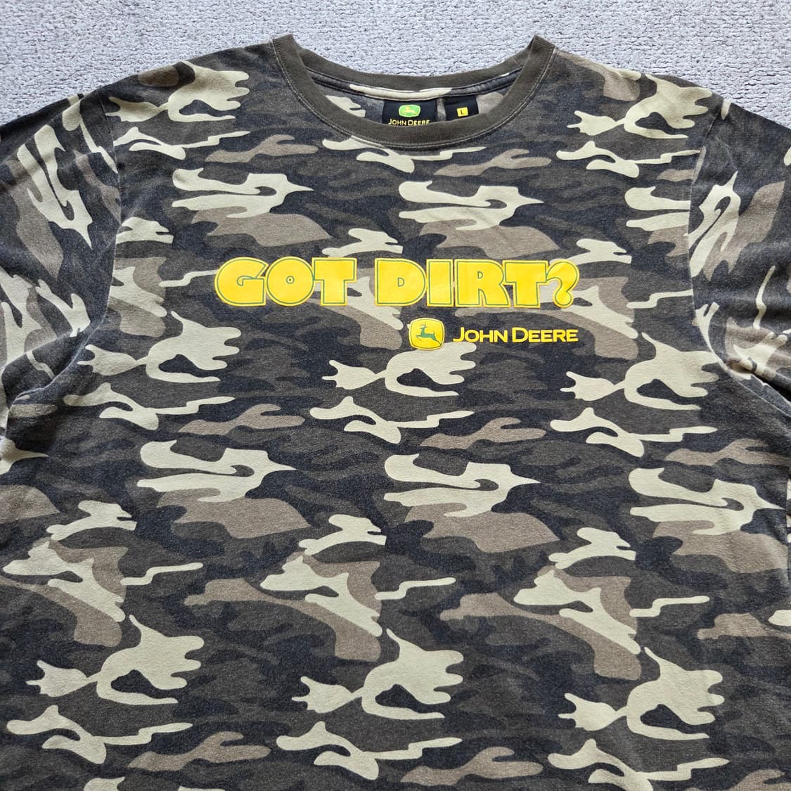 John Deere 카모 반팔 티셔츠 L(100) 상품이미지2