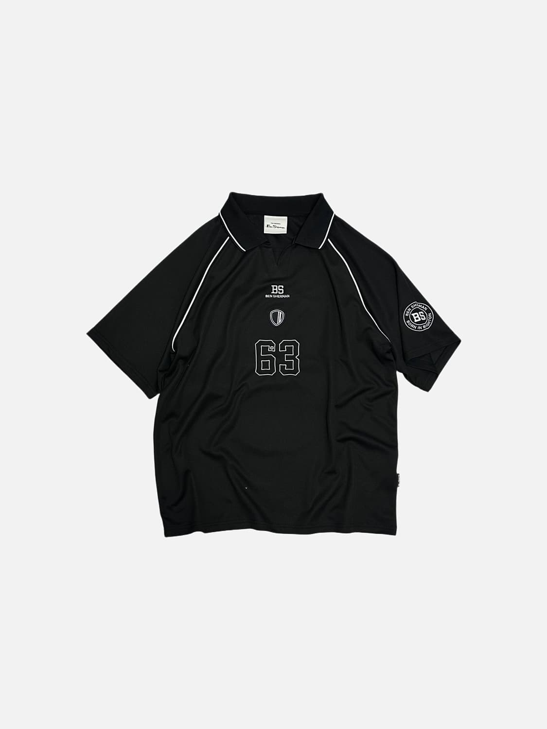 벤셔먼 ben sherman 블록코어 풋볼 카라 져지 반팔티셔츠 상품이미지1