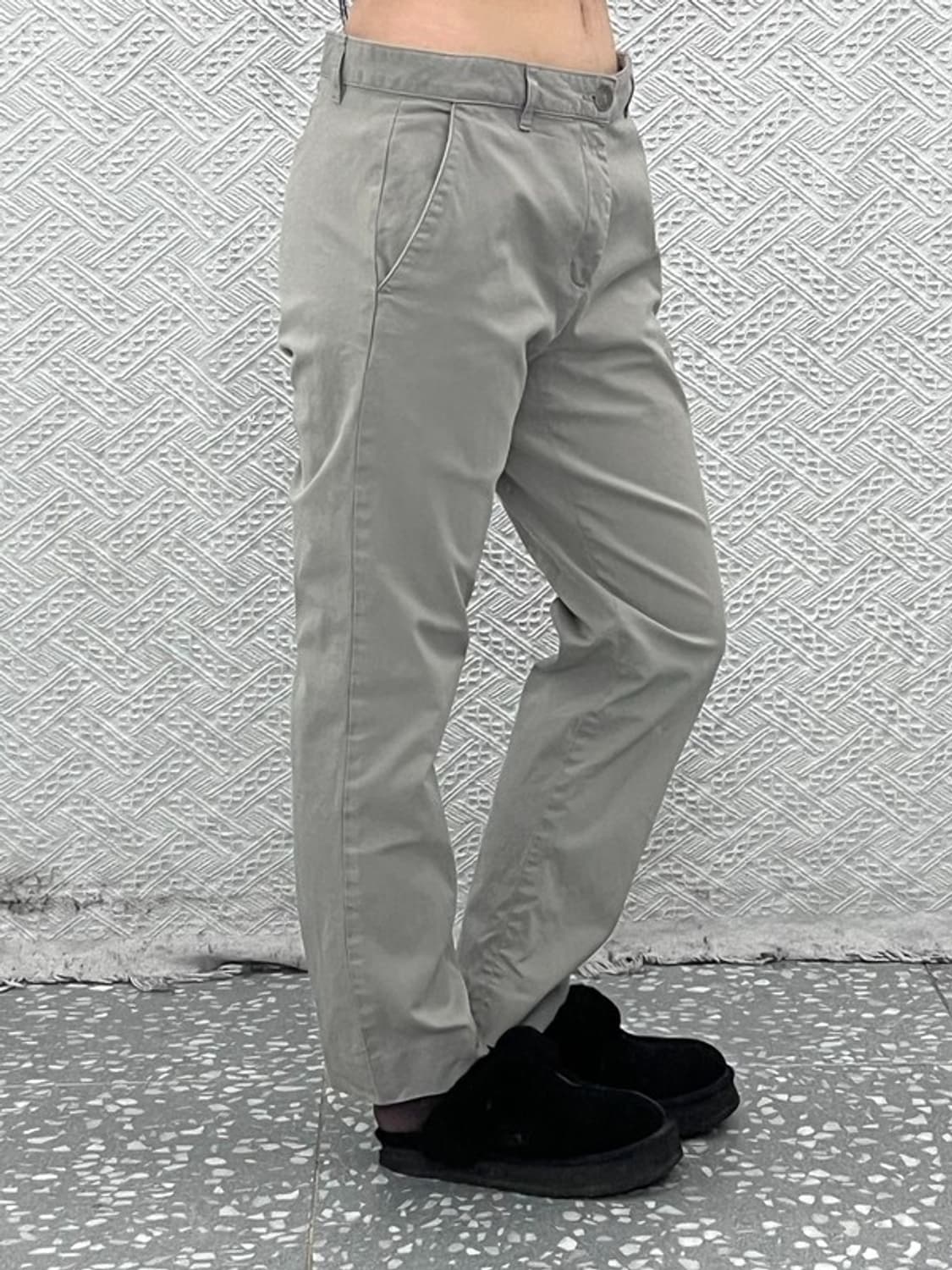 아페세 빈티지 모던 시크 캐주얼 코튼팬츠 면바지 32인치 C09800 상품이미지1