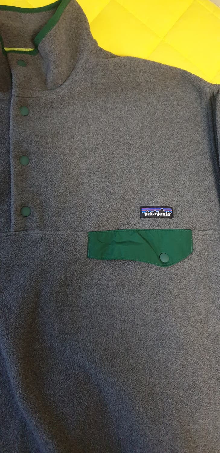 파타고니아 헤비웨이트 신칠라 풀오버 니켈 헌터그린 L 상품이미지4