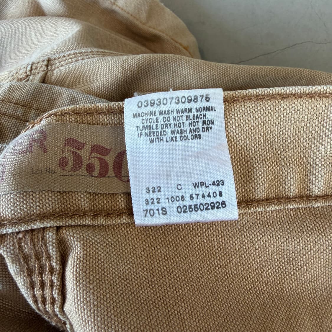 리바이스 550 카펜터 워크 팬츠 상품이미지9