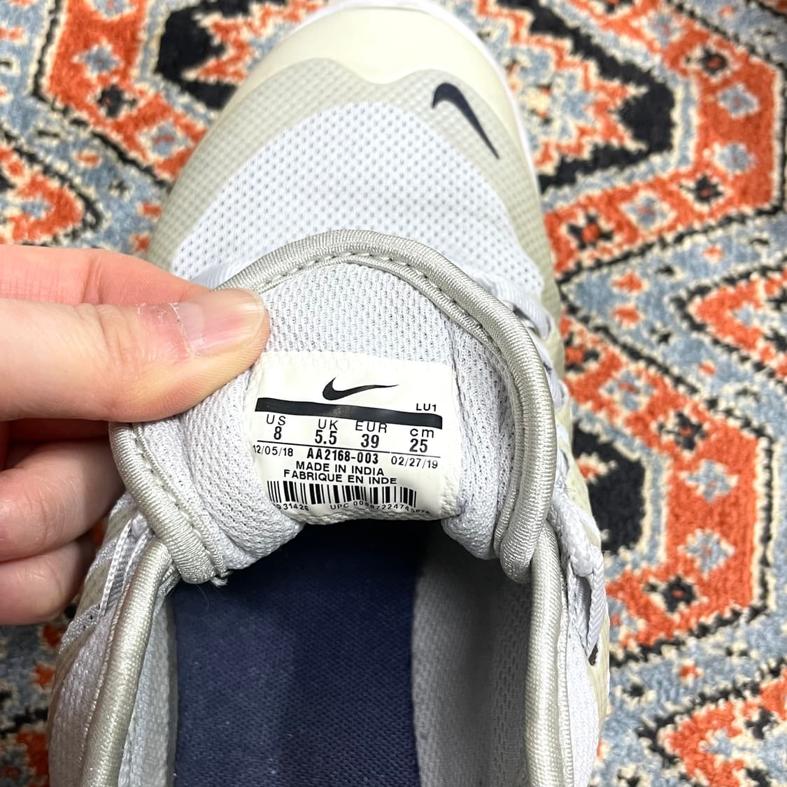 나이키 에어 화이트 러닝화 US 8 상품이미지8