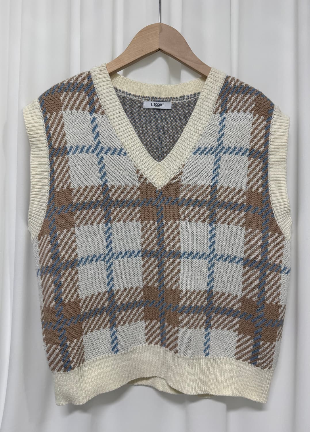 L'ECCOVE 레코브 니트 조끼 상품이미지2