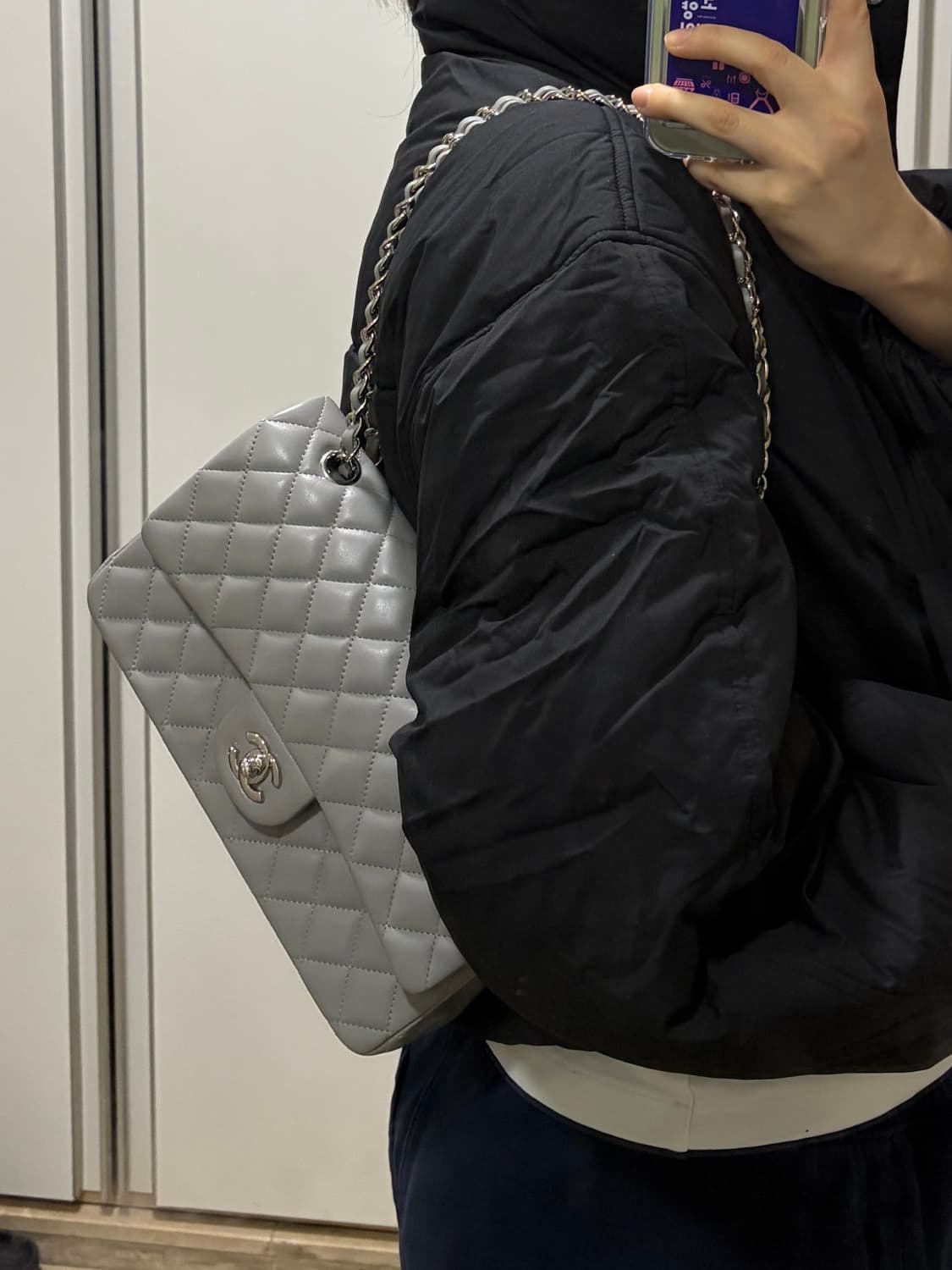 샤넬 클래식 미디움 상품이미지7