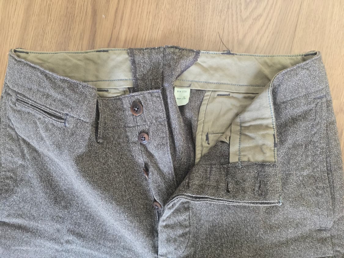 RRL Slim Fit Tweed-Print Cotton Trouser 상품이미지3