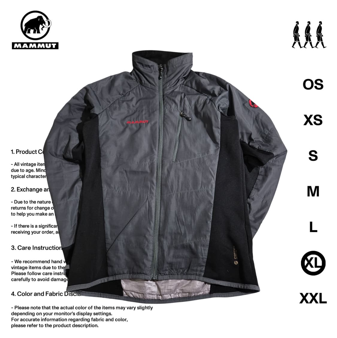 마무트 퍼텍스 퀸텀 집업자켓 XL사이즈 상품이미지1