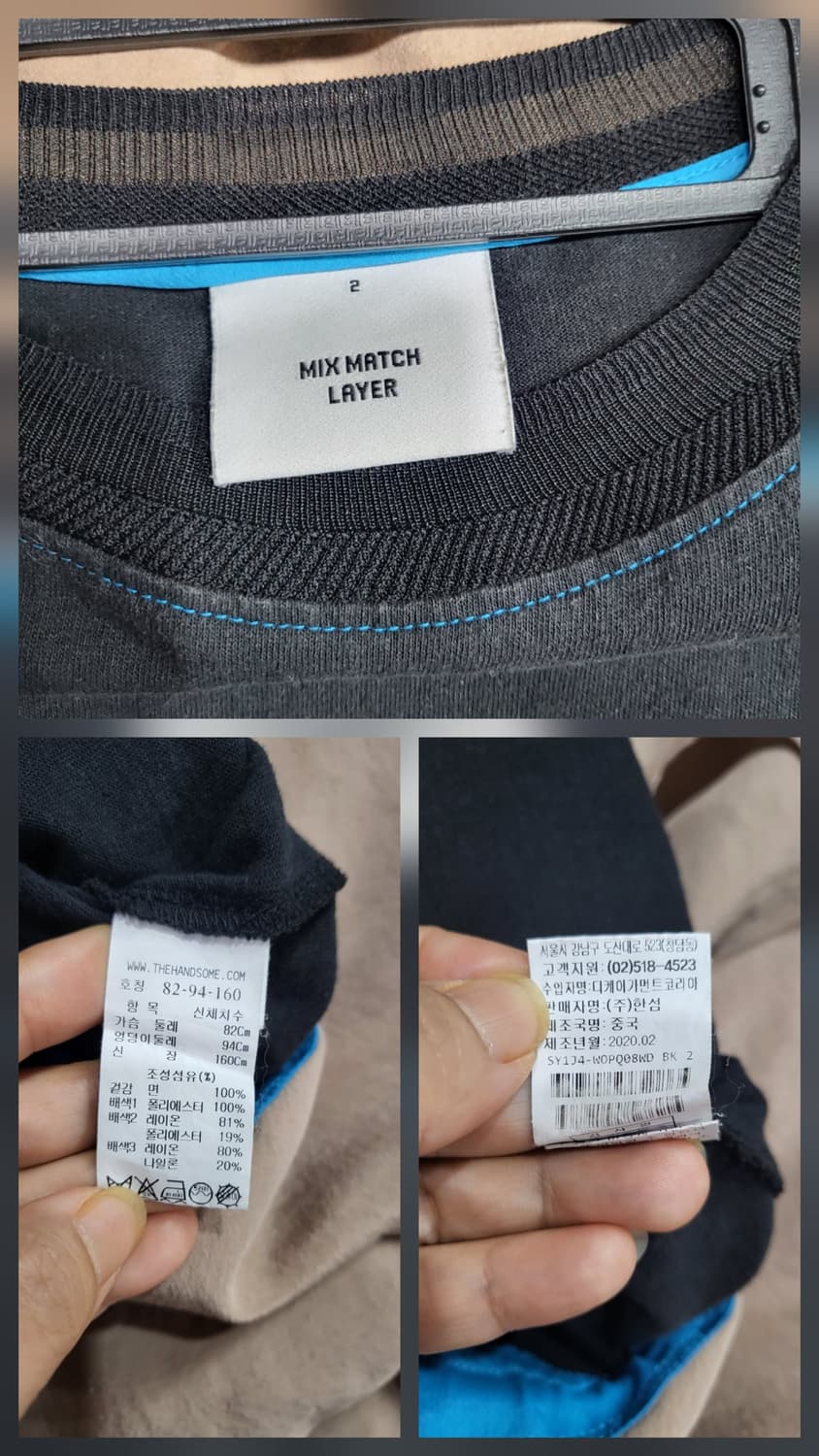 한섬 브랜드 언발란스 원피스 상품이미지8