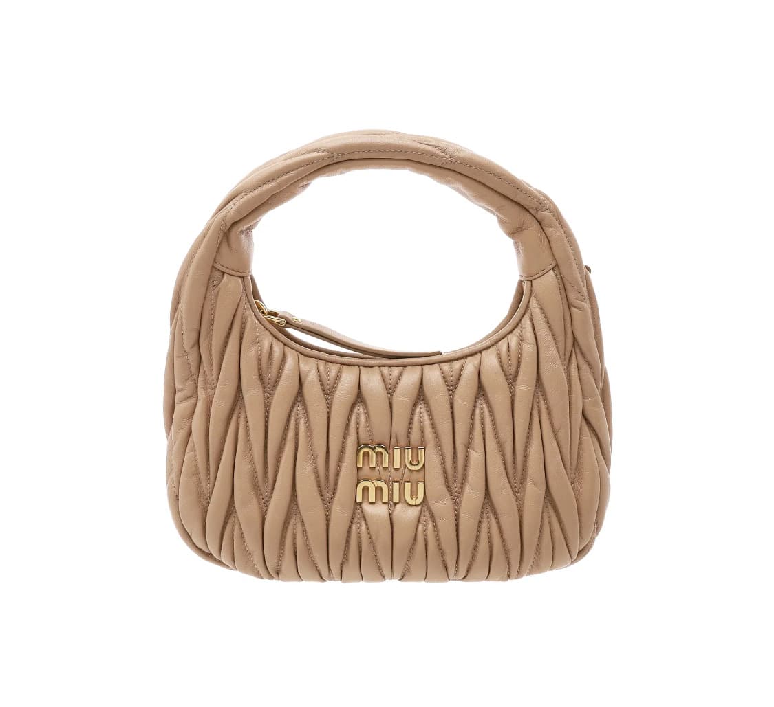 [S급] 미우미우 완더 마테라쎄 나파 레더 호보백 미니 판매합니다!!! 상품이미지2