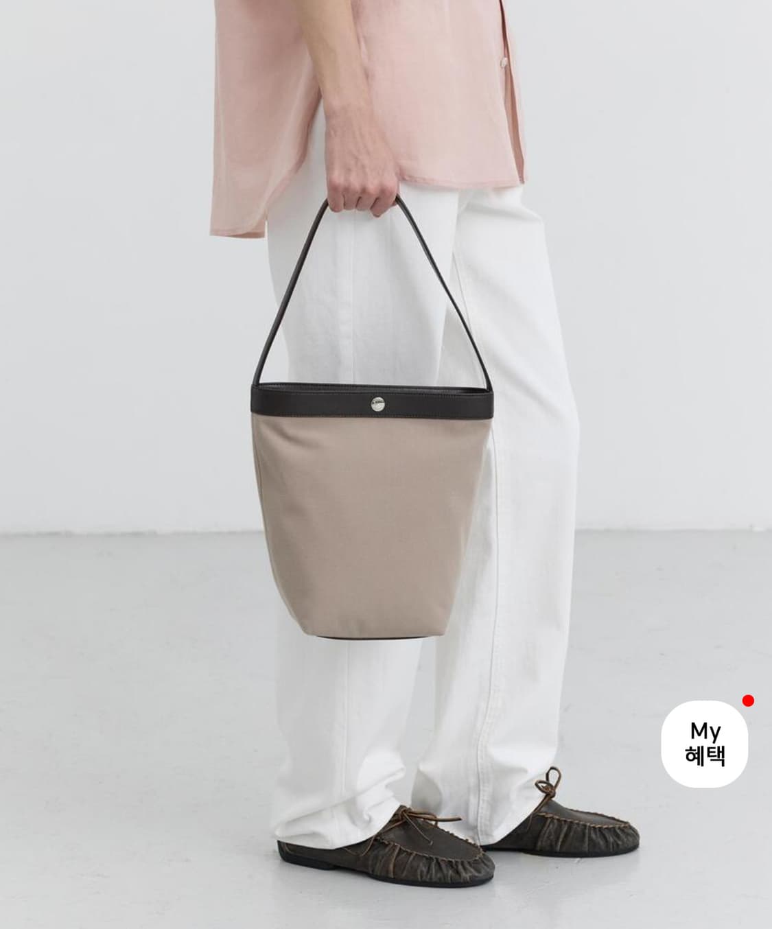 던스트 (dunst) 캔버스 레더 숄더백, 토트백 상품이미지4