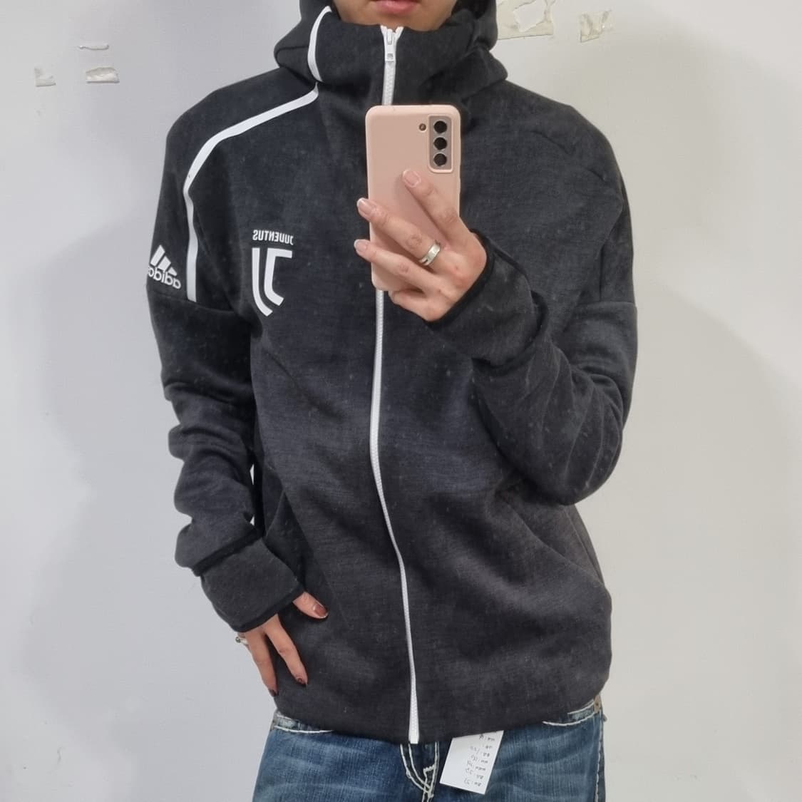 아디다스 유벤투스 후드 자켓 상품이미지3