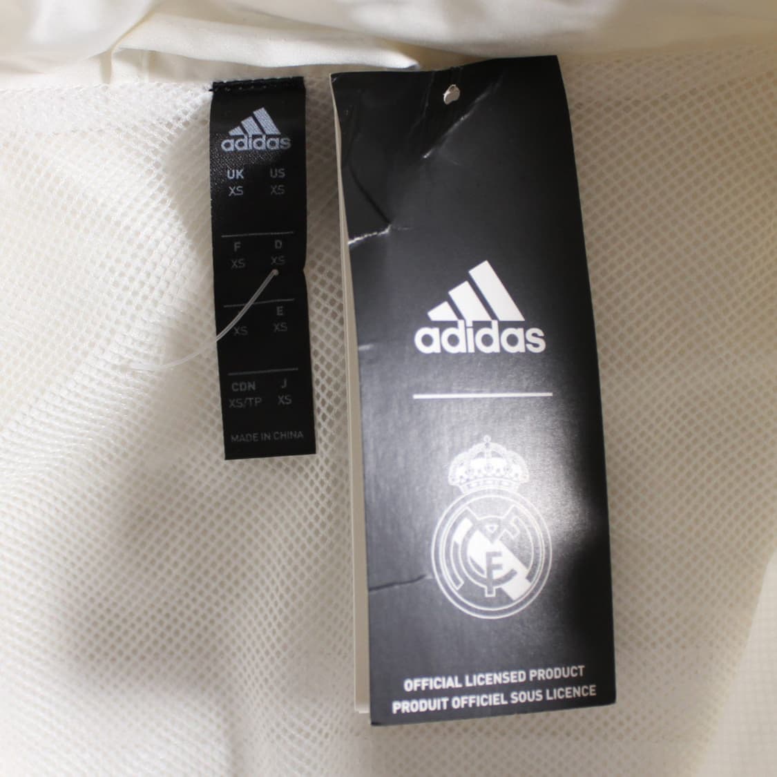 Adidas 레알마드리드 금장 윈드러너 바람막이 새상품 상품이미지5