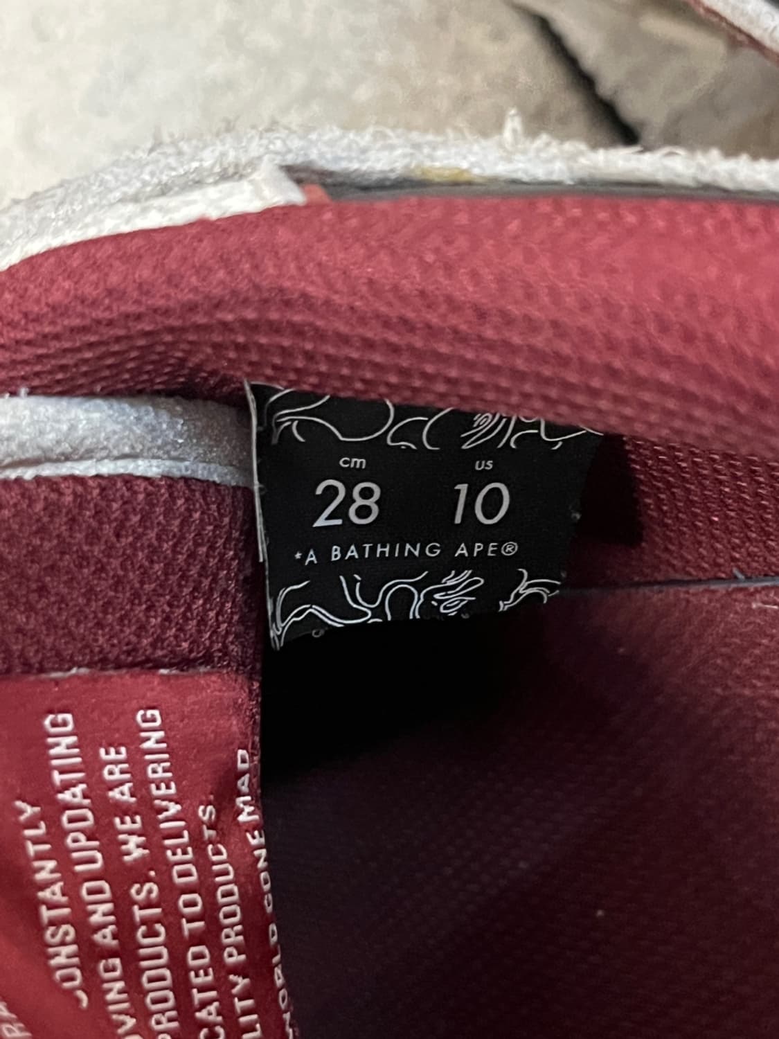 베이프 Sk8 스타 슈즈 상품이미지8