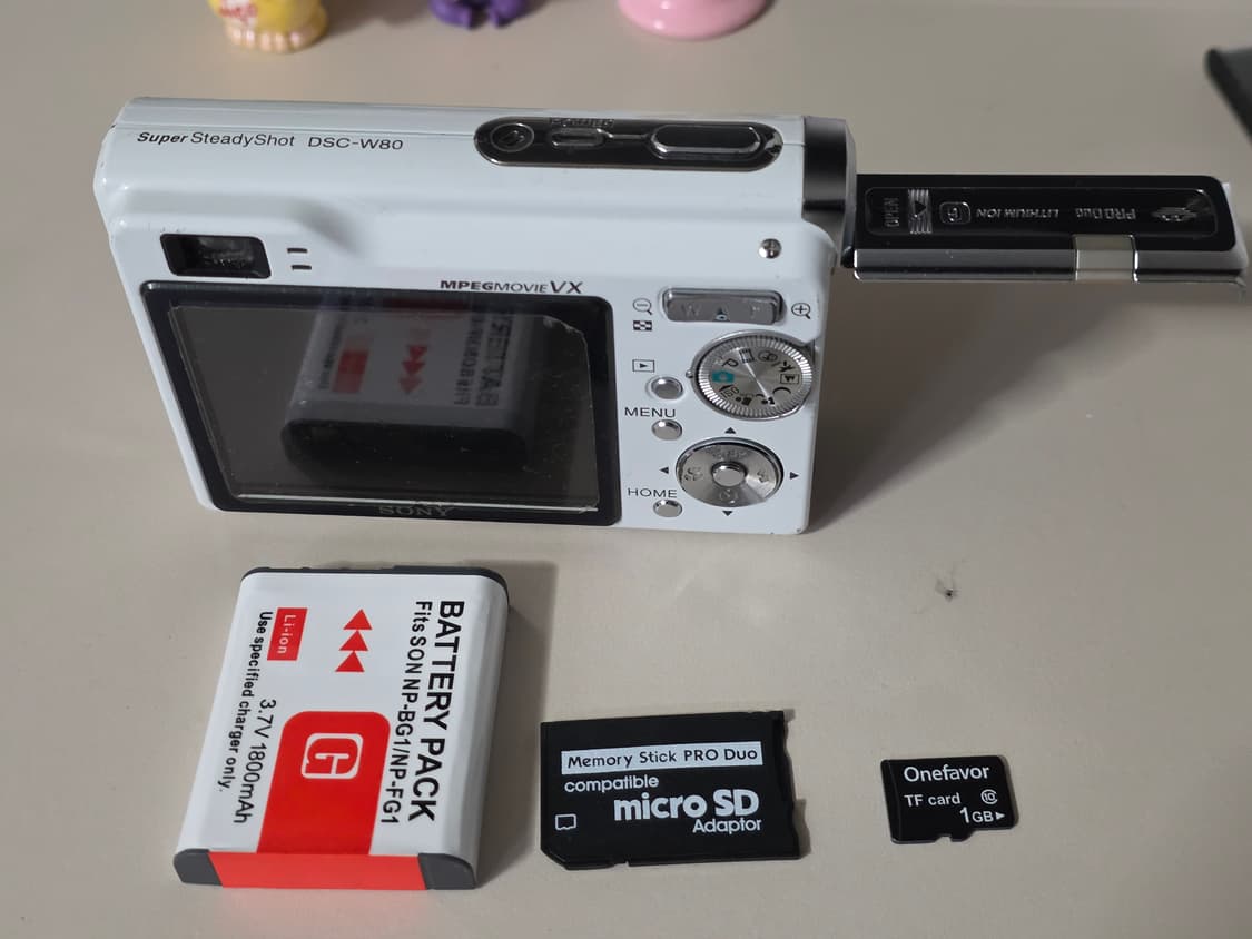 소니 사이버샷 DSC-W80 빈티지 디지털카메라 상품이미지8