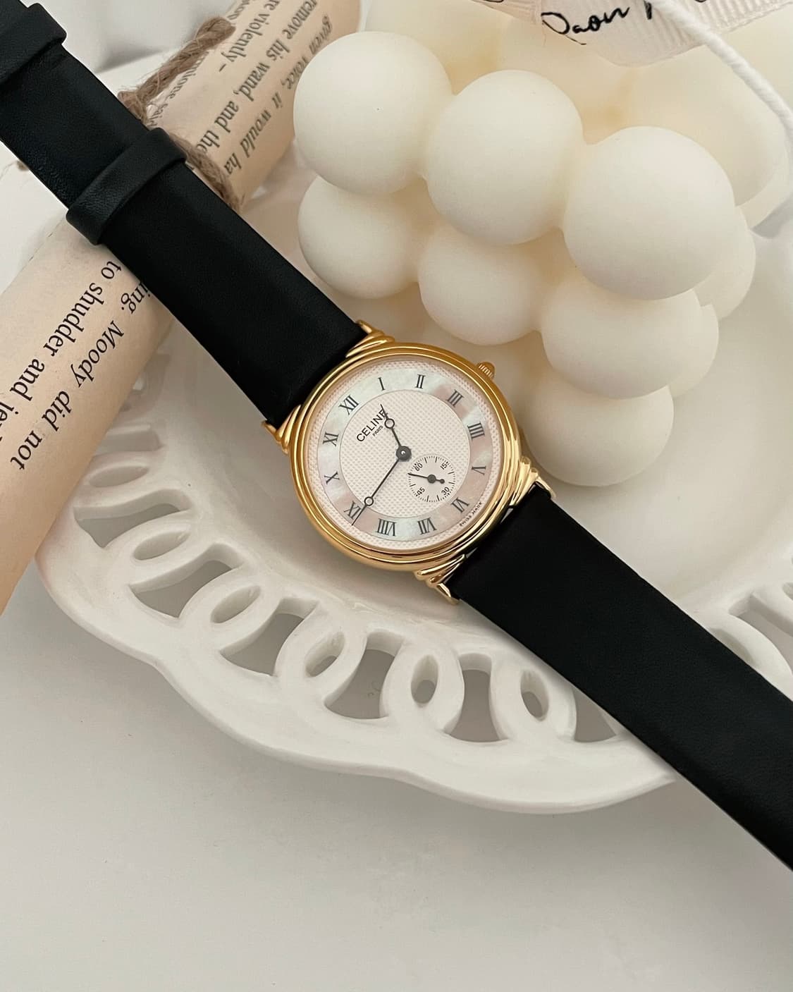 CELINE shell dial watch / 셀린느 자개 시계 상품이미지4