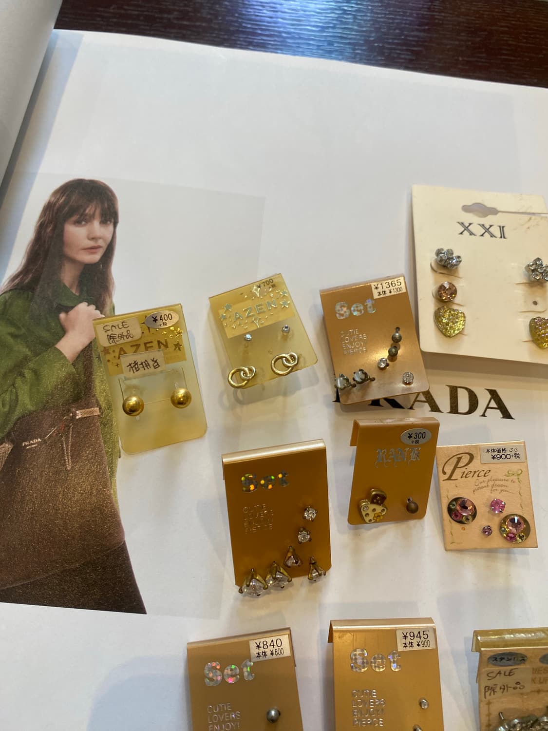 빈티지 침형 귀걸이 피어싱 등 상품이미지4