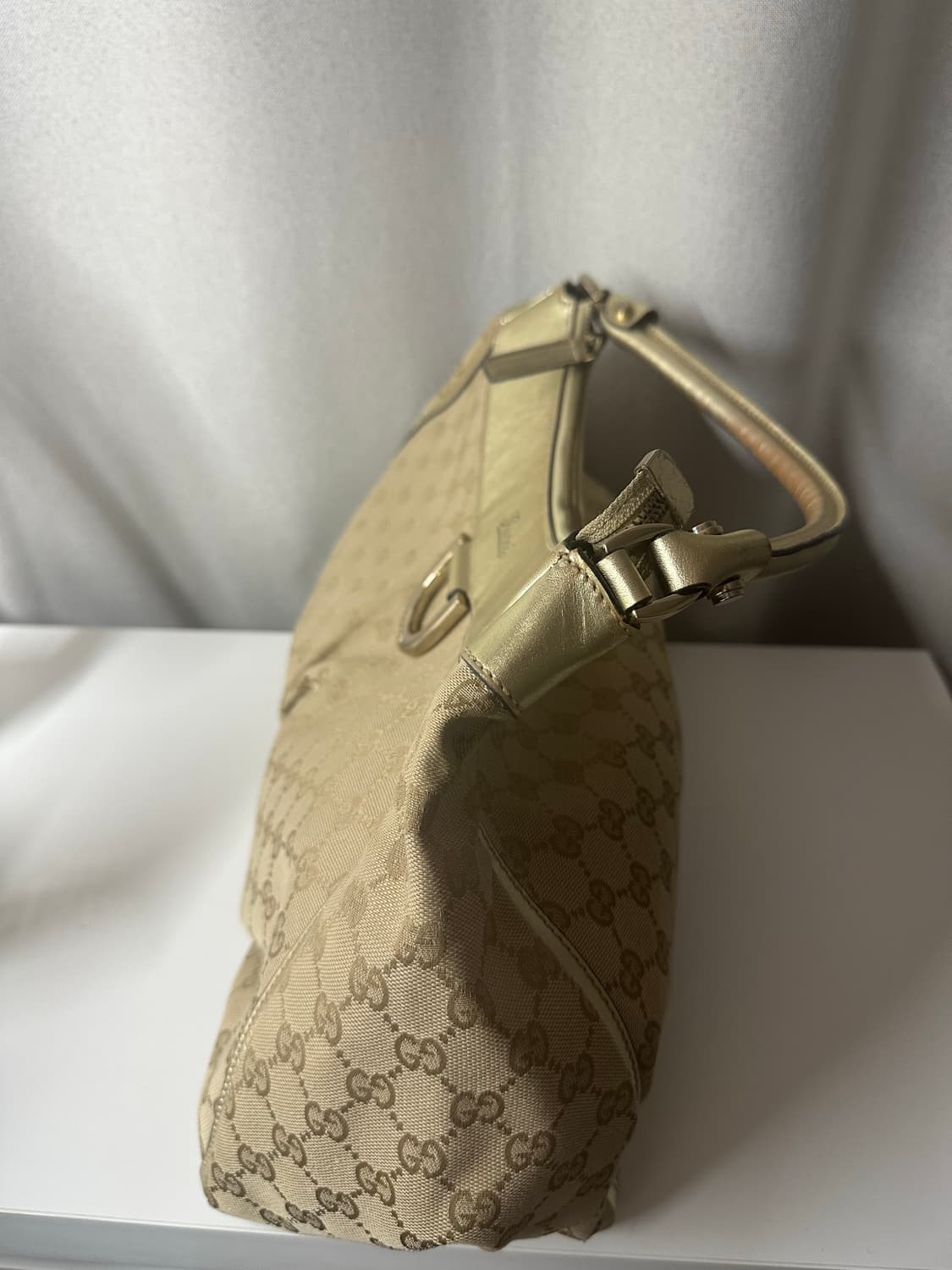 Gucci GG D ring bag Gold/Khaki 상품이미지5