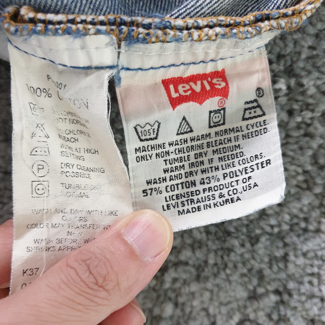 LEVI'S 501 데님 팬츠 상품이미지3