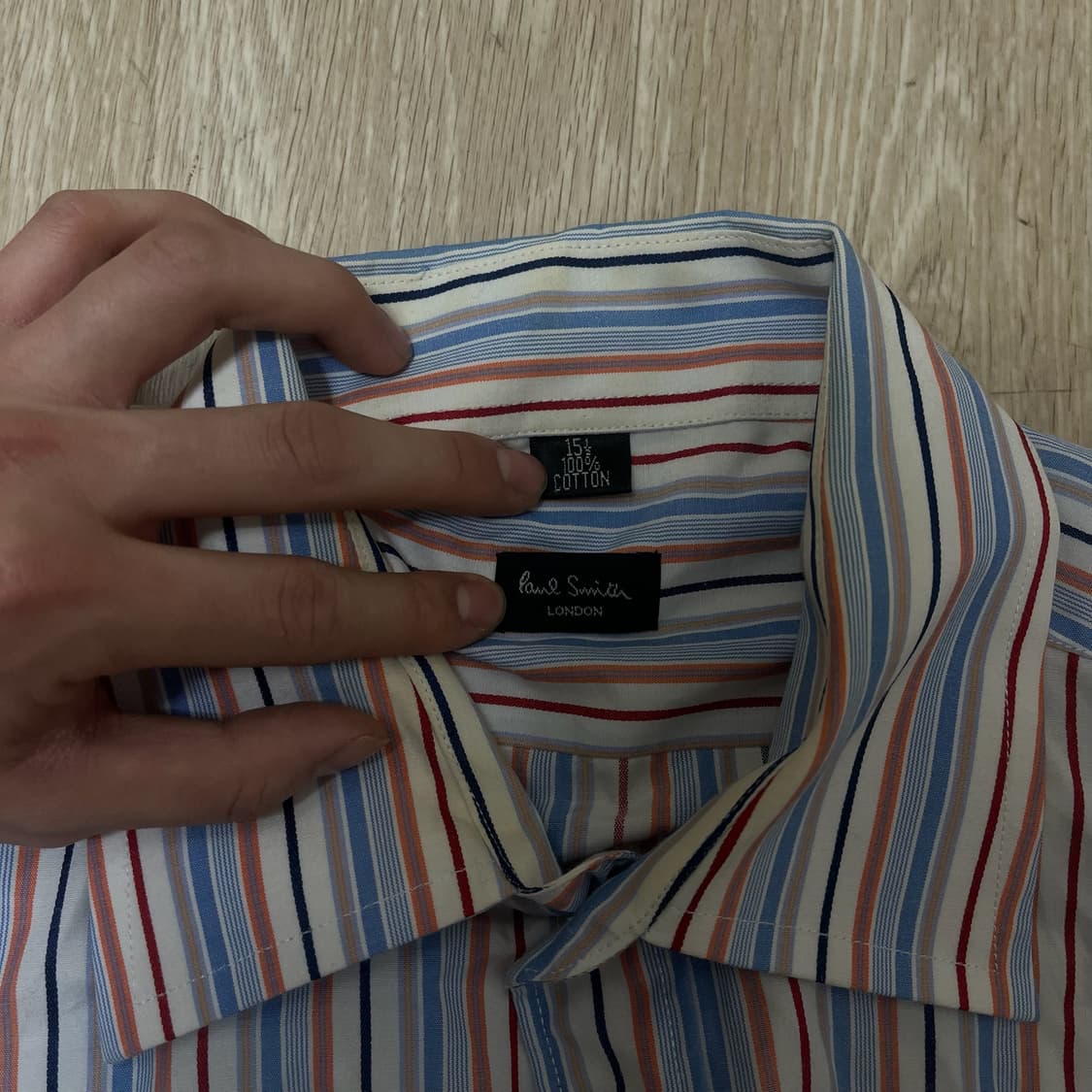 폴스미스 남성 포켓 스트라이프 셔츠 L/100 상품이미지4