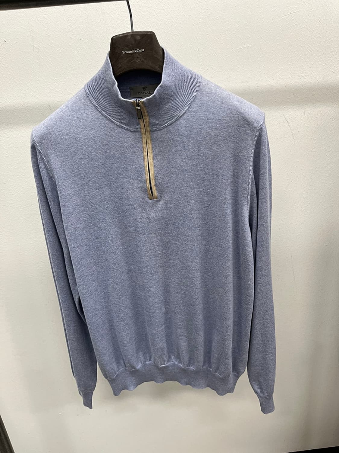 105) 까날리 이태리 반집업 니트 상품이미지2