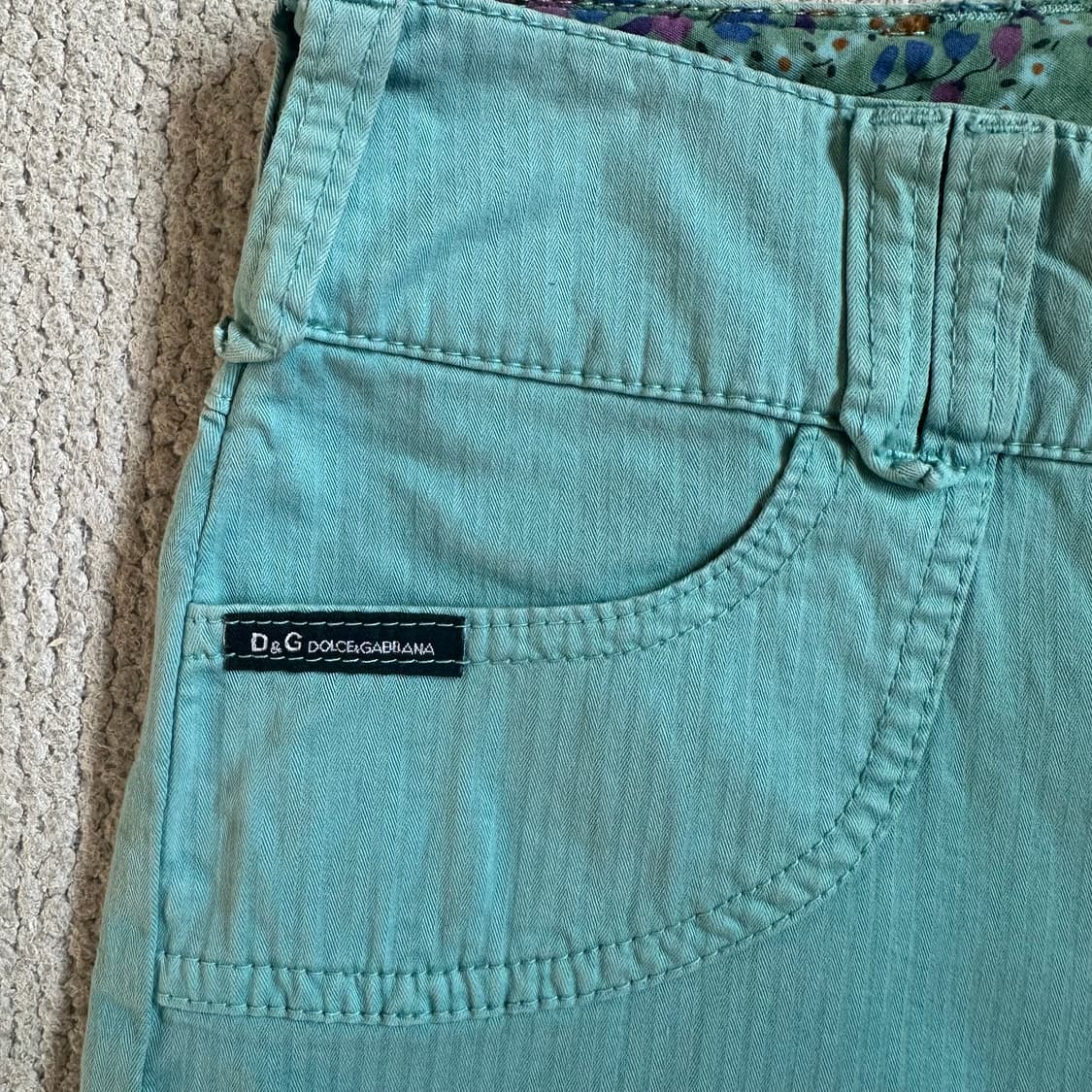 돌체앤가바나 D&G 이탈리아 메이드 컬러 팬츠 상품이미지4