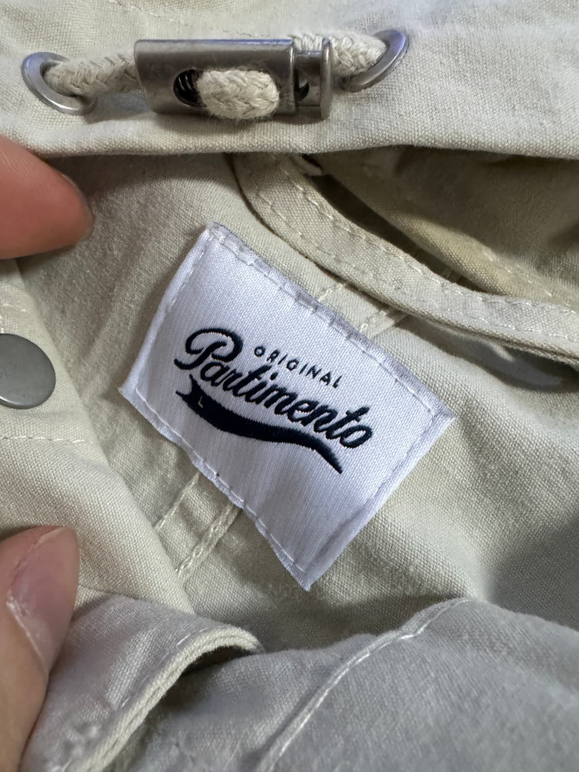 파르티멘토 오버핏 후드 마운틴 자켓 L ~ XL 베이지 상품이미지3